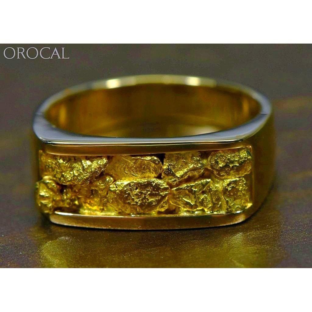 Gold Nugget Men's Ring - RM567N-Destination Gold Detectors