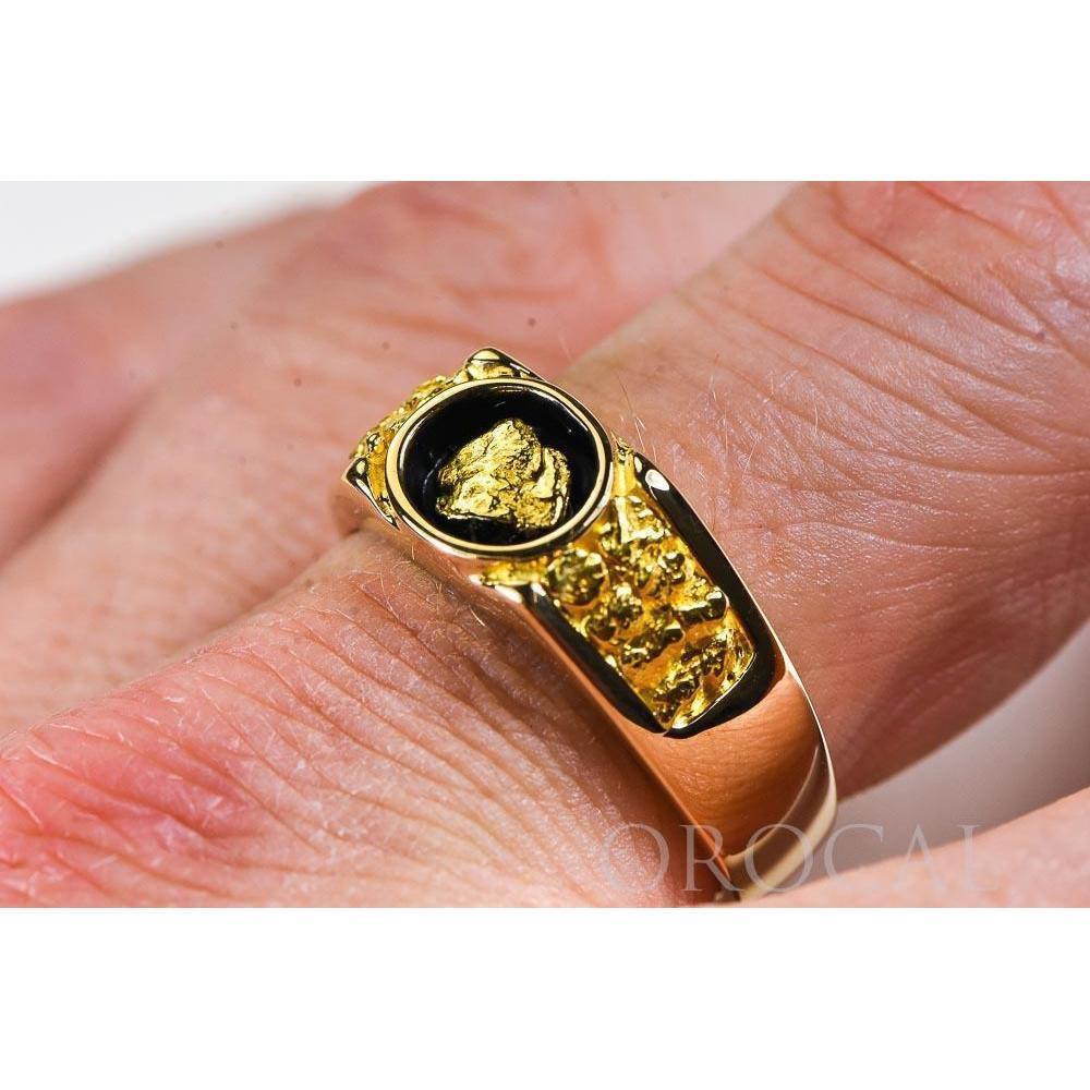 Gold Nugget Men's Ring - RM73-Destination Gold Detectors