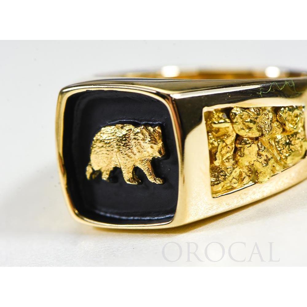 Gold Nugget Men's Ring - RMAJ083-Destination Gold Detectors