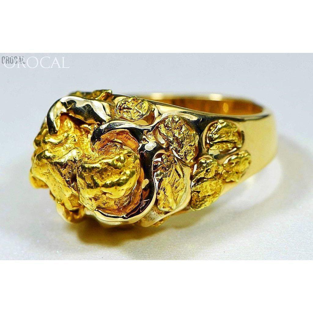 Gold Nugget Men's Ring - RMEN102-Destination Gold Detectors