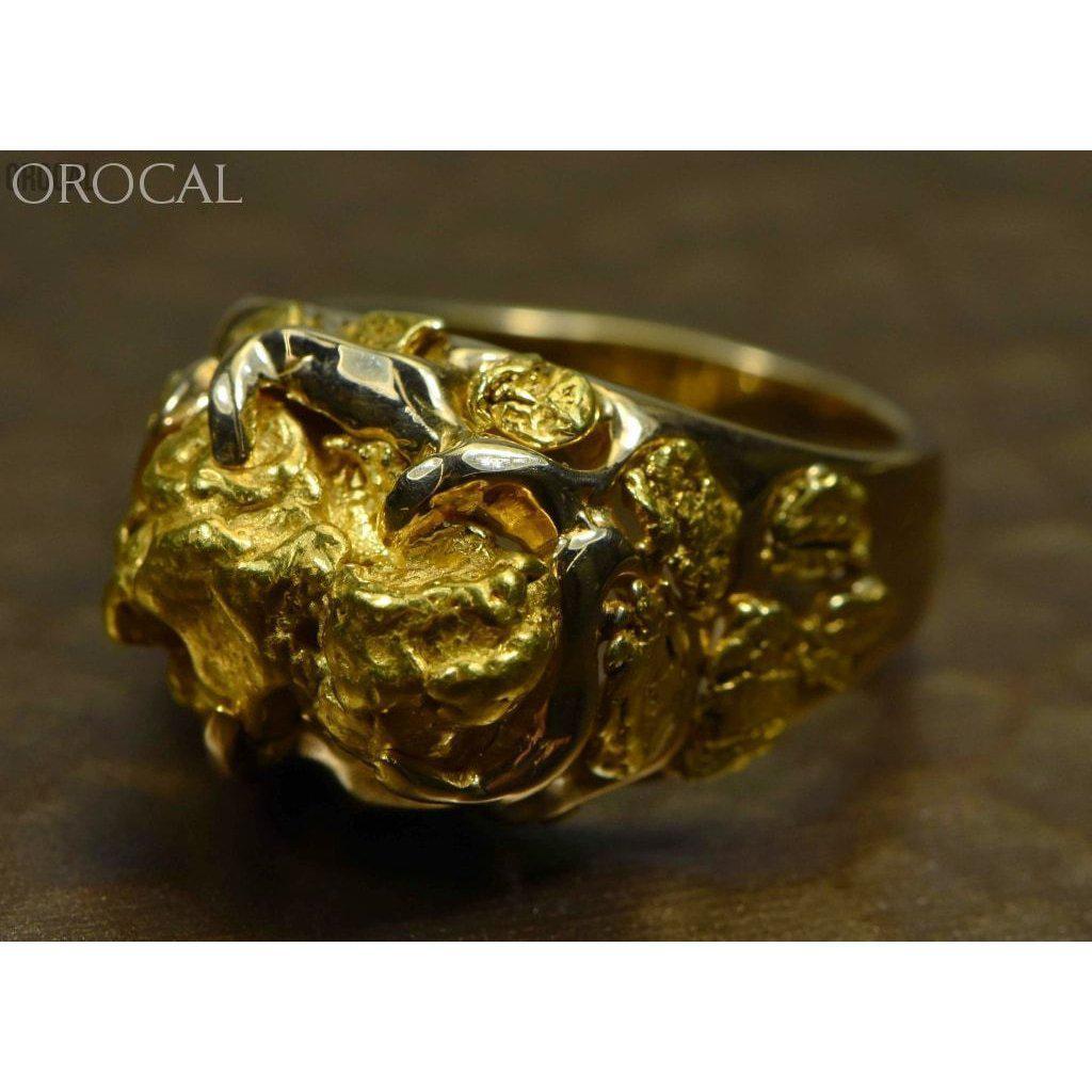 Gold Nugget Men's Ring - RMEN102-Destination Gold Detectors