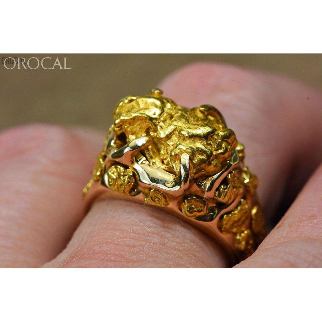 Gold Nugget Men's Ring - RMEN102-Destination Gold Detectors