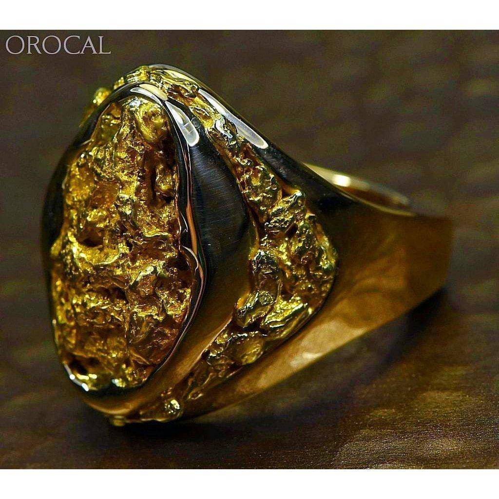 Gold Nugget Men's Ring - RMEN116-Destination Gold Detectors