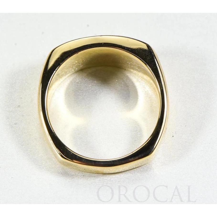 Gold Nugget Men's Ring with Diamonds - RM816D10.5-Destination Gold Detectors