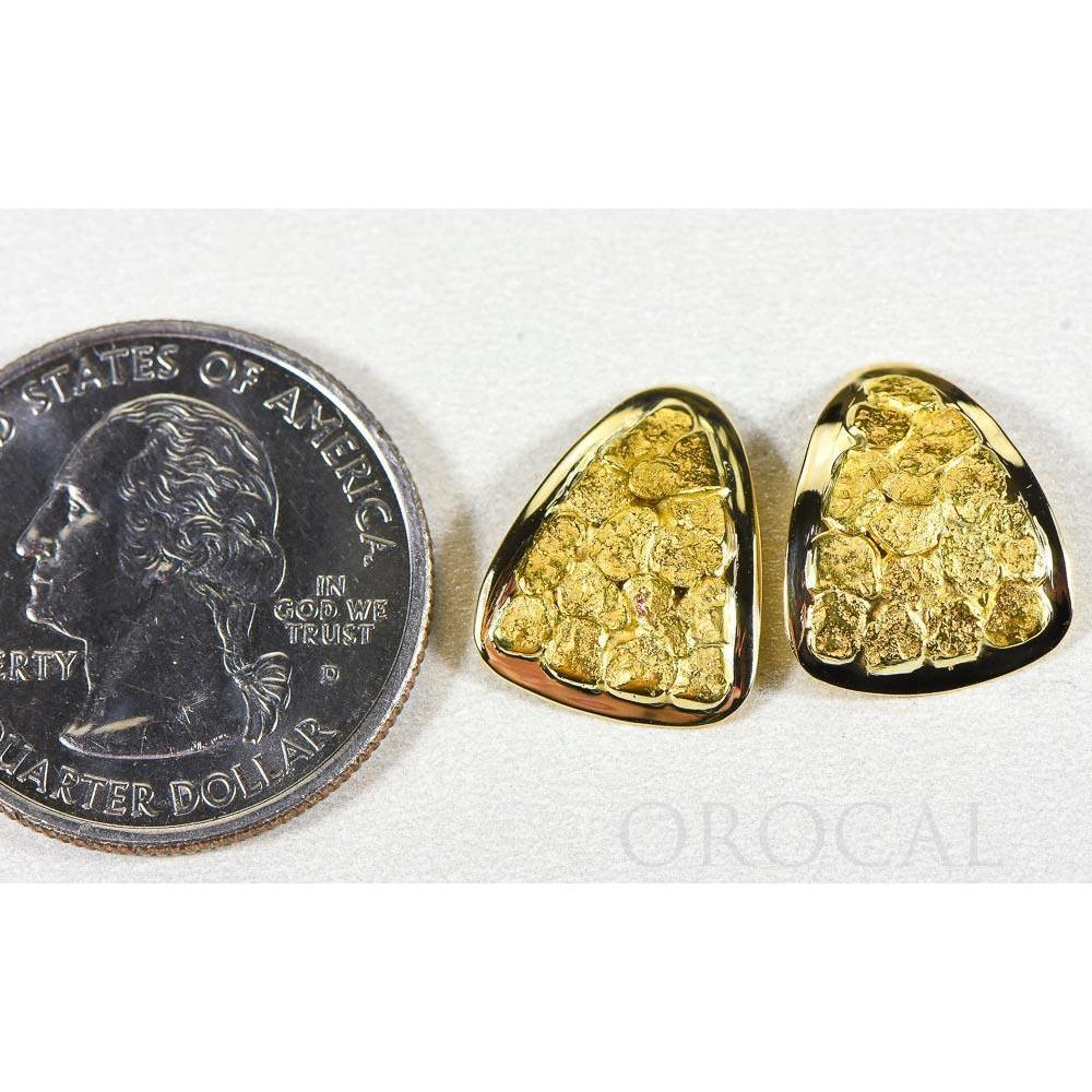 Gold Nugget Stud Earrings - EH25-Destination Gold Detectors