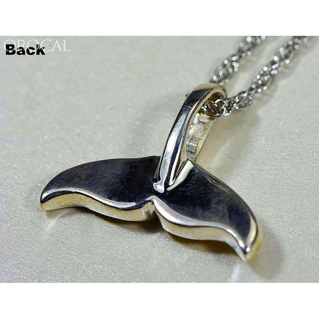 Gold Nugget Whale Tail Pendant - PDLWT8MNSSX-Destination Gold Detectors
