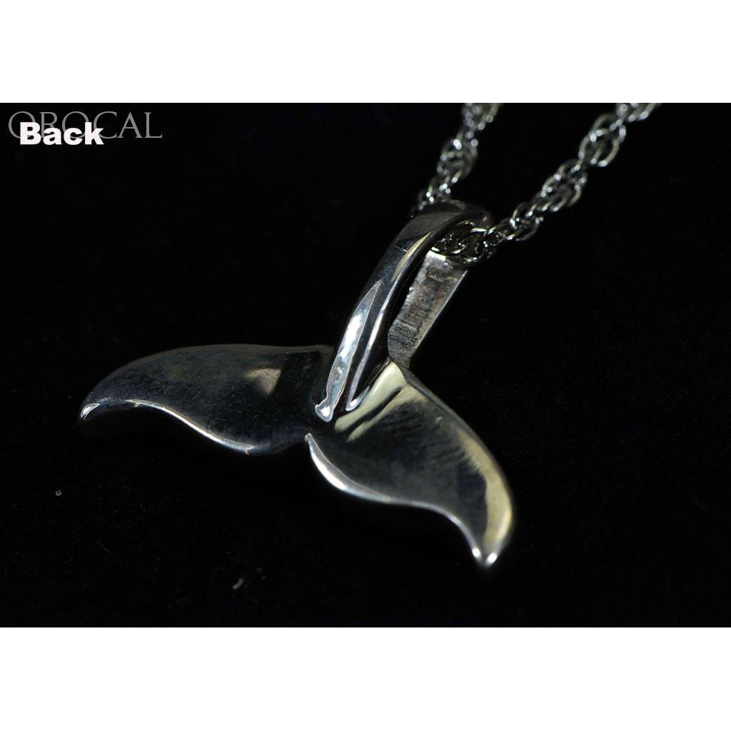 Gold Nugget Whale Tail Pendant - PDLWT8MNSSX-Destination Gold Detectors