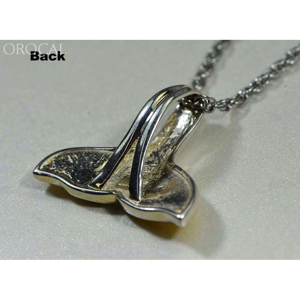 Gold Nugget Whale Tail Pendant - PWT34NSS-Destination Gold Detectors