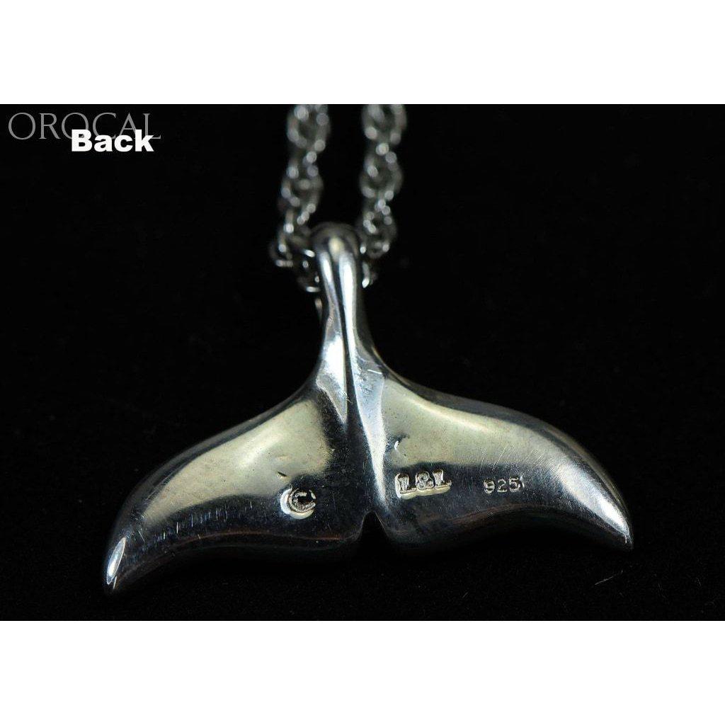 Gold Nugget Whales Tail Pendant - PAJWT301NSS-Destination Gold Detectors