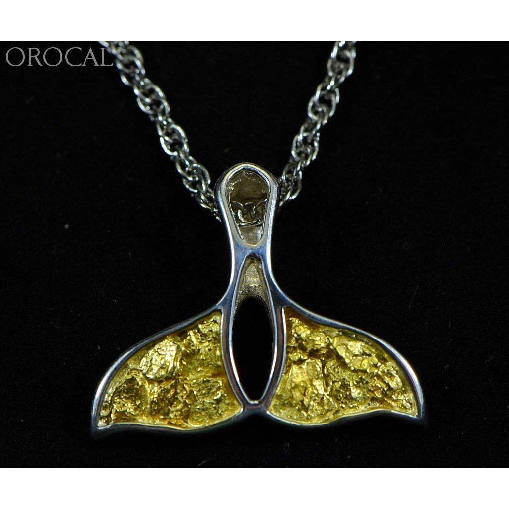 Gold Nugget Whales Tail Pendant - PWT26NSSX-Destination Gold Detectors