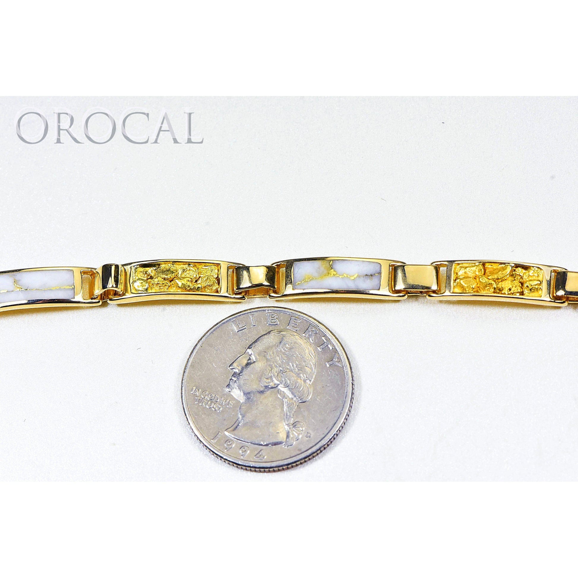 Gold Quartz Bracelet - B5.5MMOLQ-Destination Gold Detectors