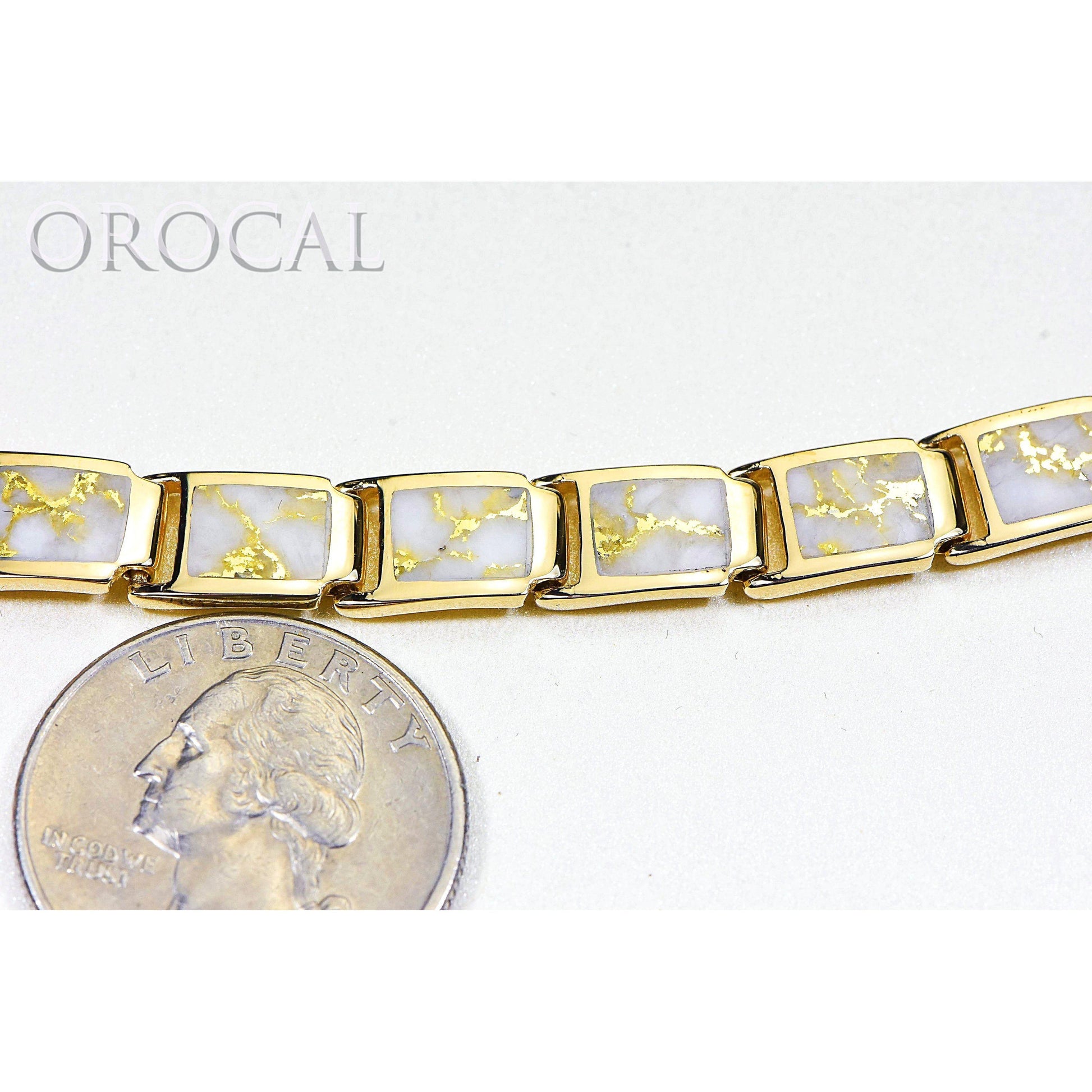 Gold Quartz Bracelet - B8MMH14LQ*-Destination Gold Detectors