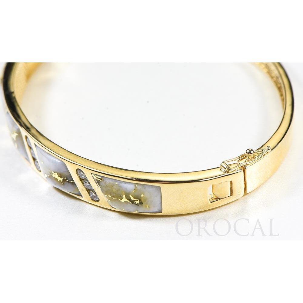 Gold Quartz Bracelet - BBDL132D63Q-Destination Gold Detectors
