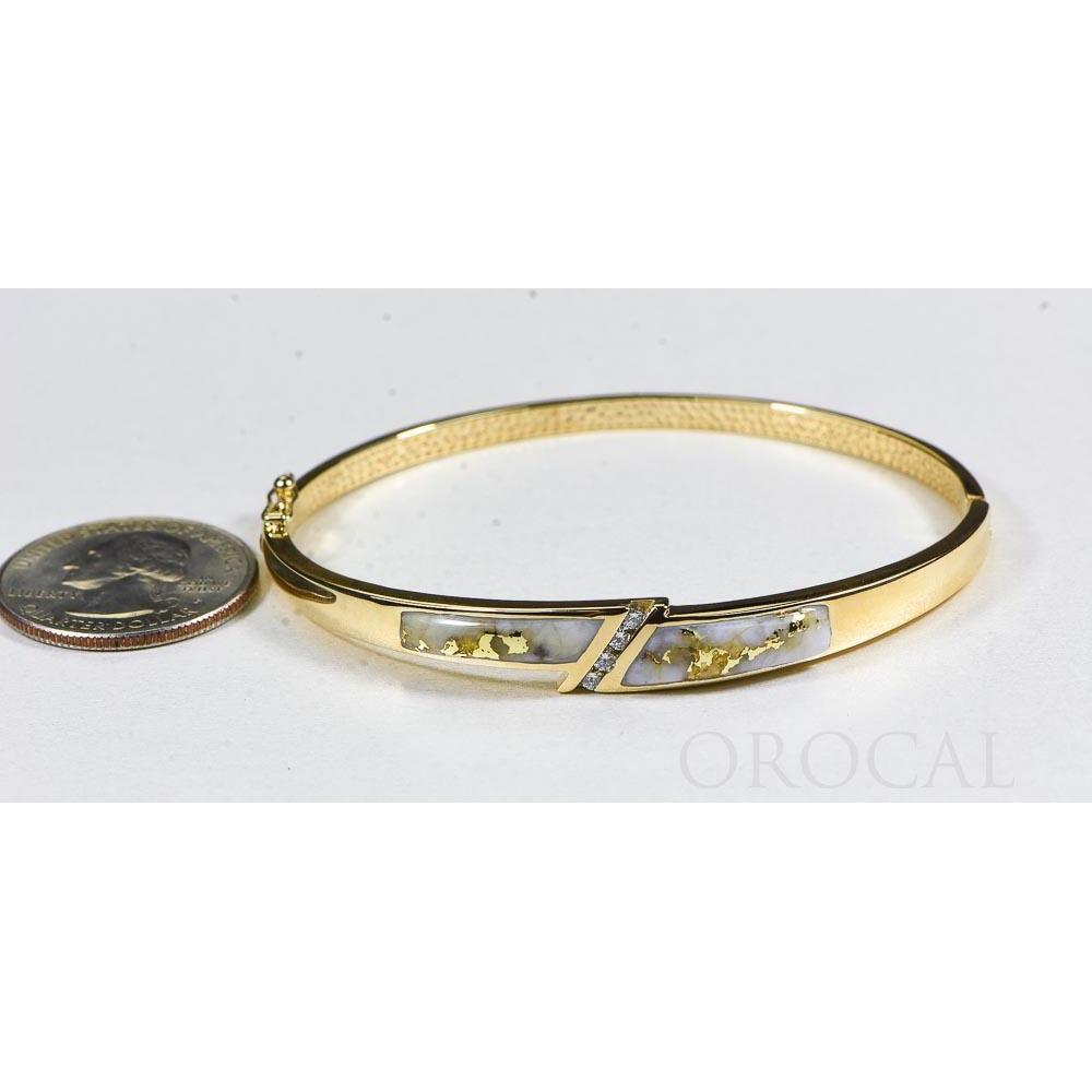 Gold Quartz Bracelet - BBDL147DQ-Destination Gold Detectors
