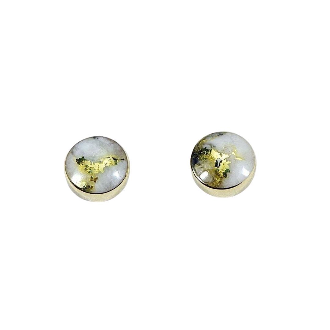 Gold Quartz Earrings - EBZ5MMQ-Destination Gold Detectors