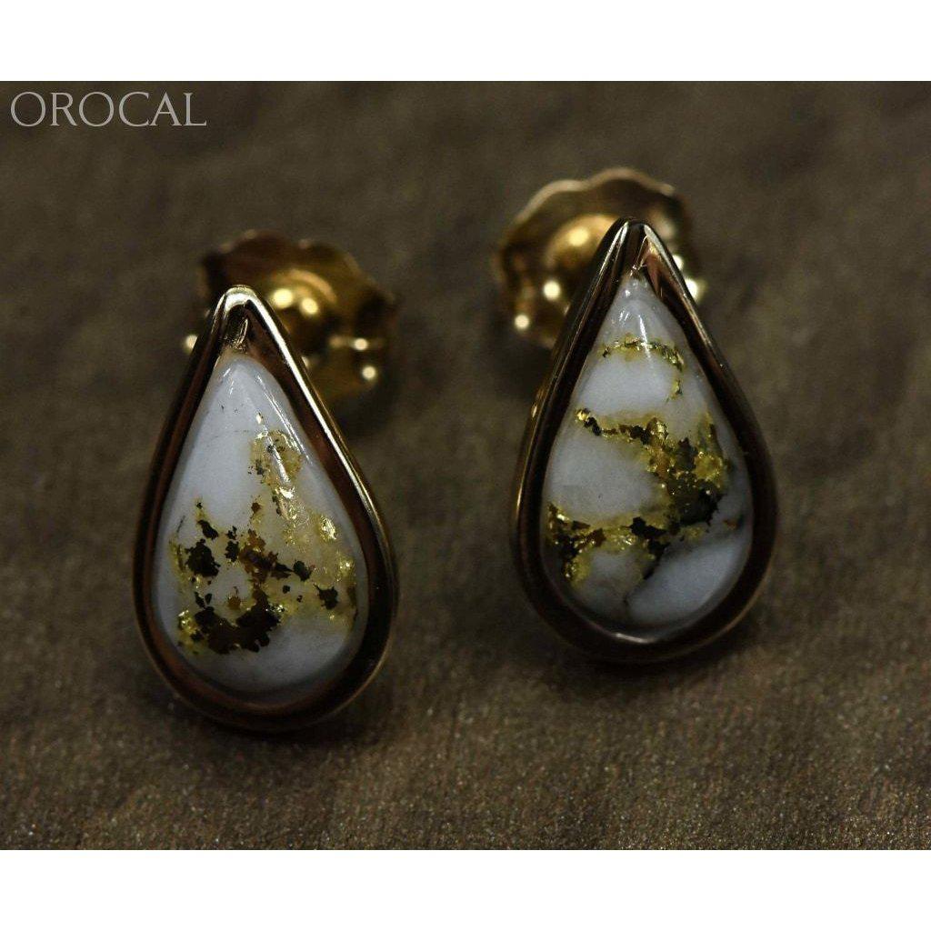 Gold Quartz Earrings - EN433Q-Destination Gold Detectors