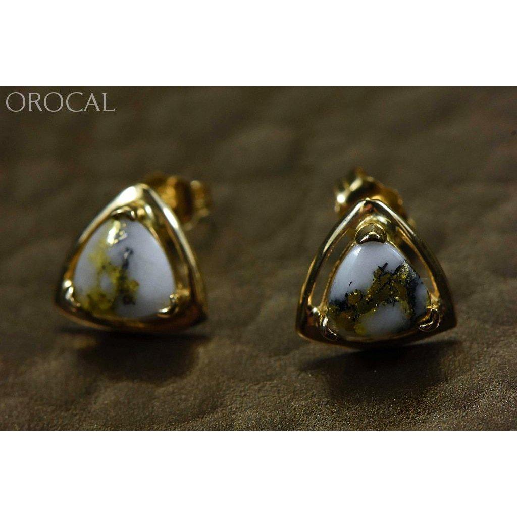 Gold Quartz Earrings - EN441Q-Destination Gold Detectors