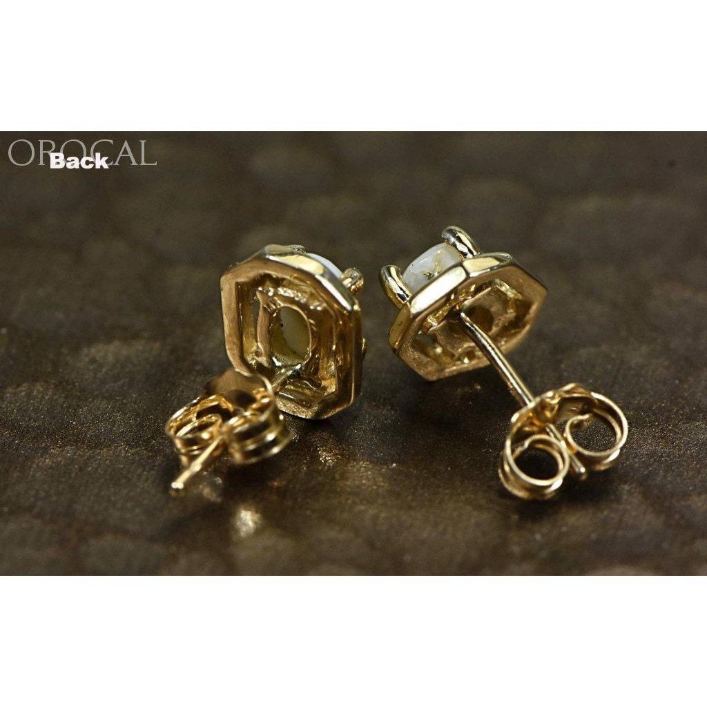 Gold Quartz Earrings - EN452Q-Destination Gold Detectors