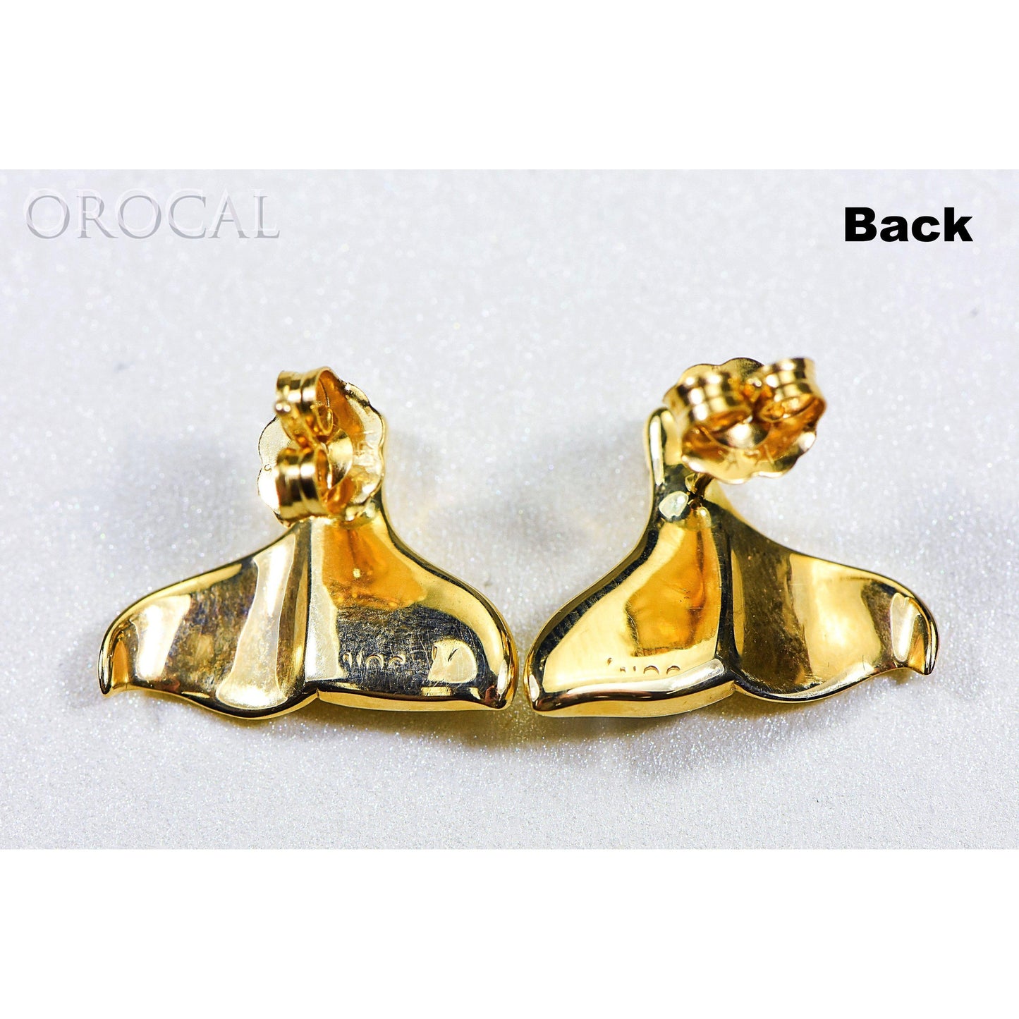 Gold Quartz Earrings Post Backs - EDLWT12Q-Destination Gold Detectors