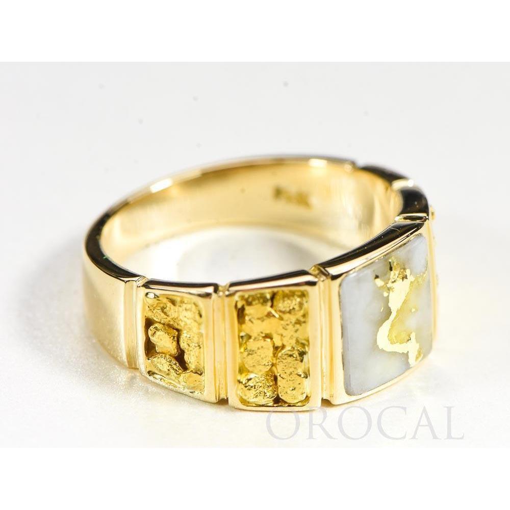 Gold Quartz Ladies Ring -RL1046NQ-Destination Gold Detectors