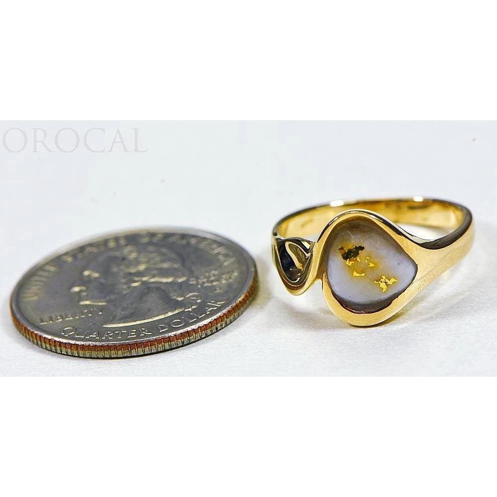 Gold Quartz Ladies Ring - RL560Q-Destination Gold Detectors