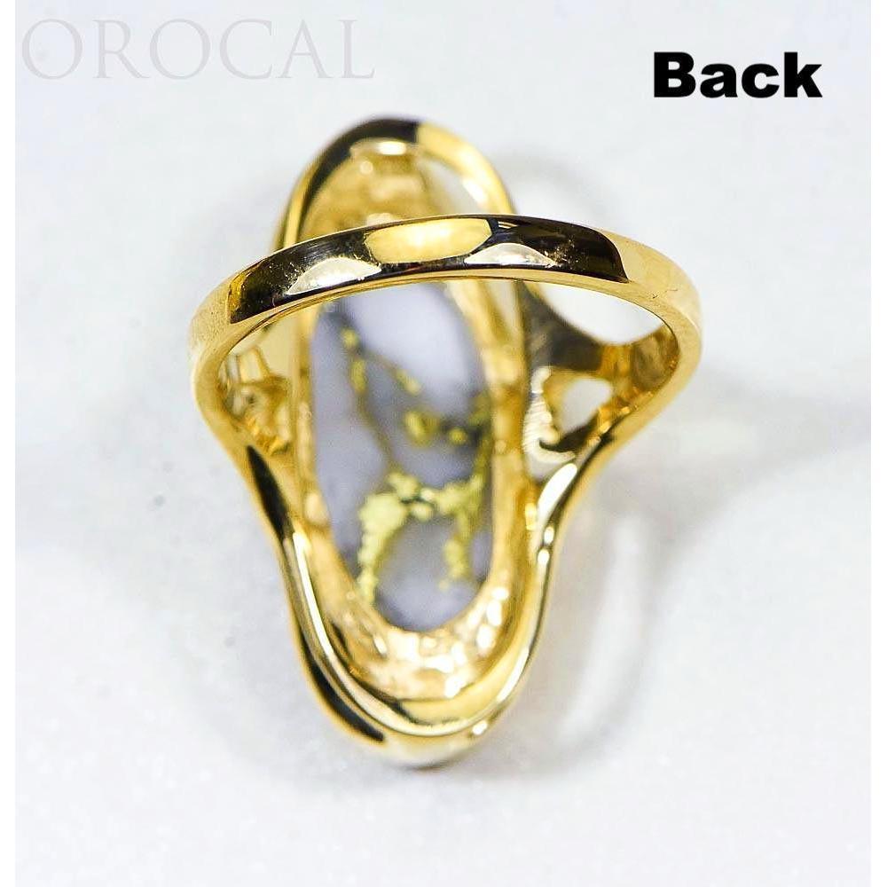 Gold Quartz Ladies Ring - RLN790Q-Destination Gold Detectors