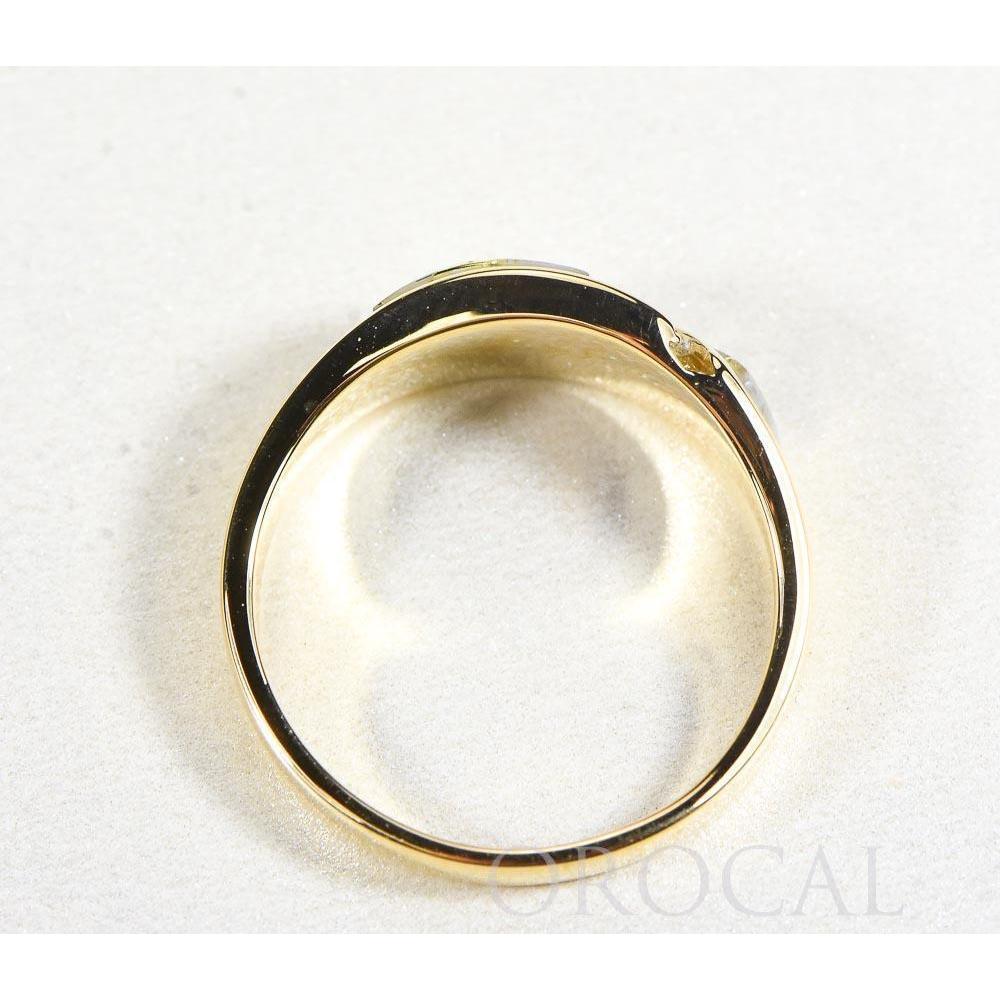 Gold Quartz Ladies Ring with Diamonds - RL1068DQ-Destination Gold Detectors