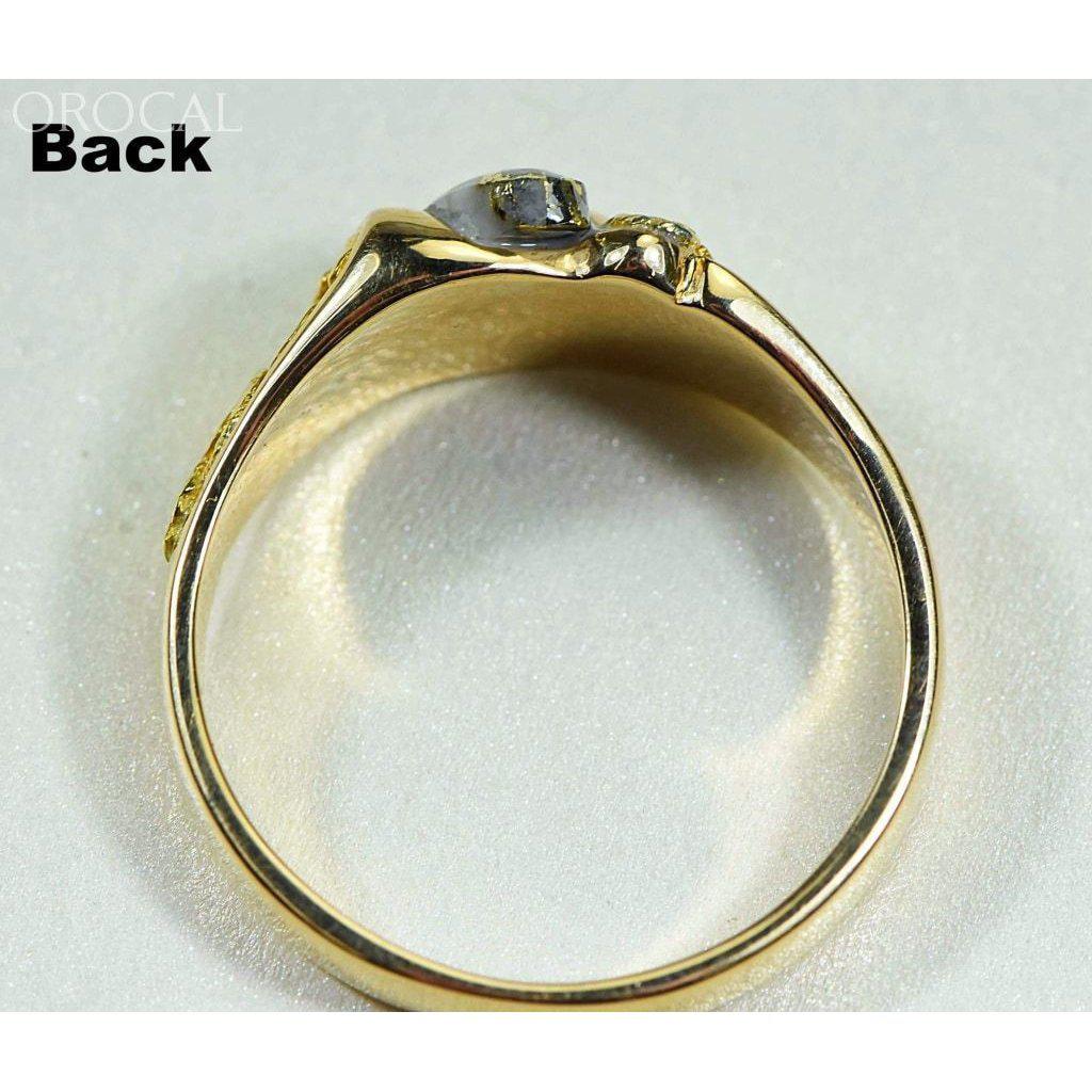 Gold Quartz Mens Ring - RM487Q-Destination Gold Detectors