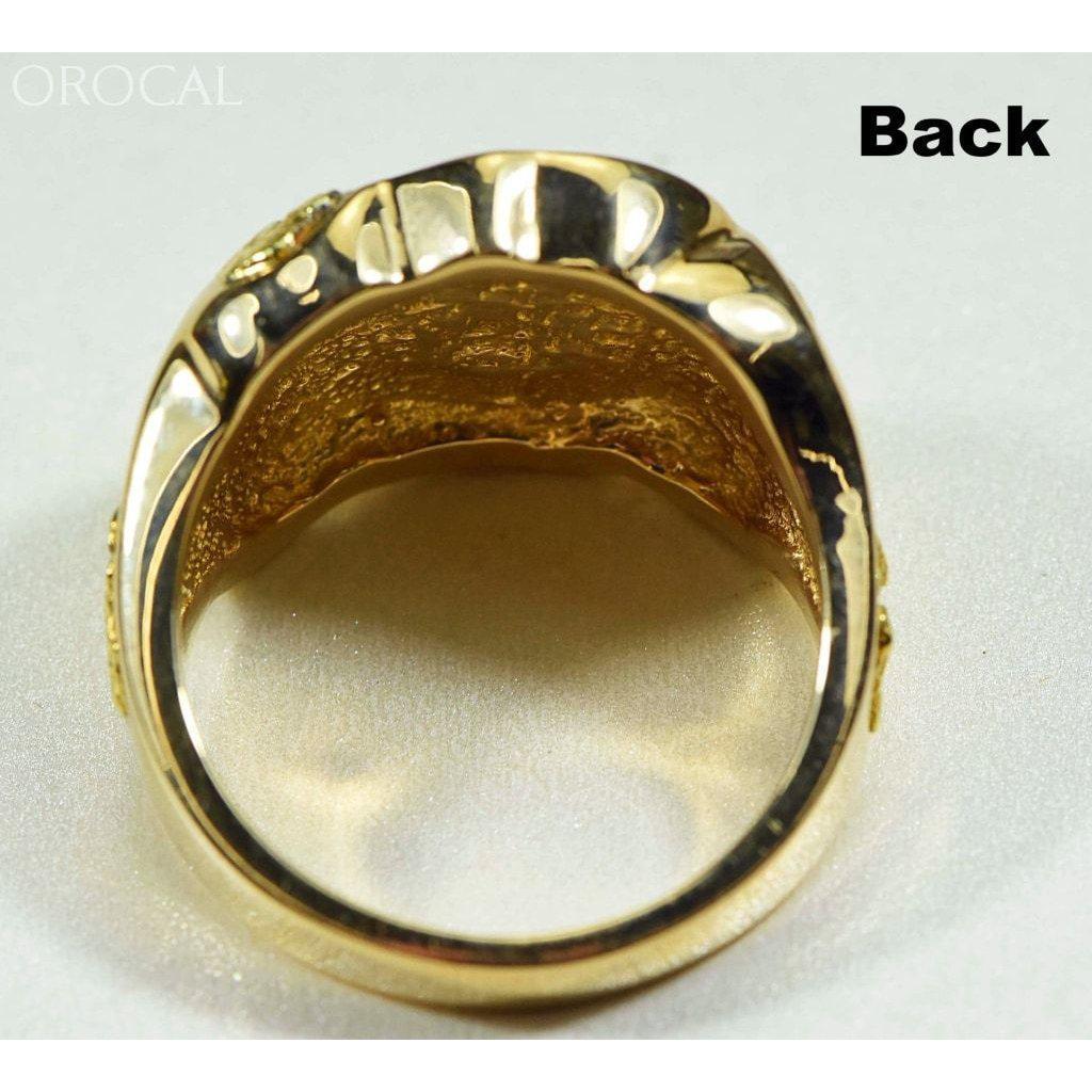 Gold Quartz Mens Ring - RM518Q-Destination Gold Detectors