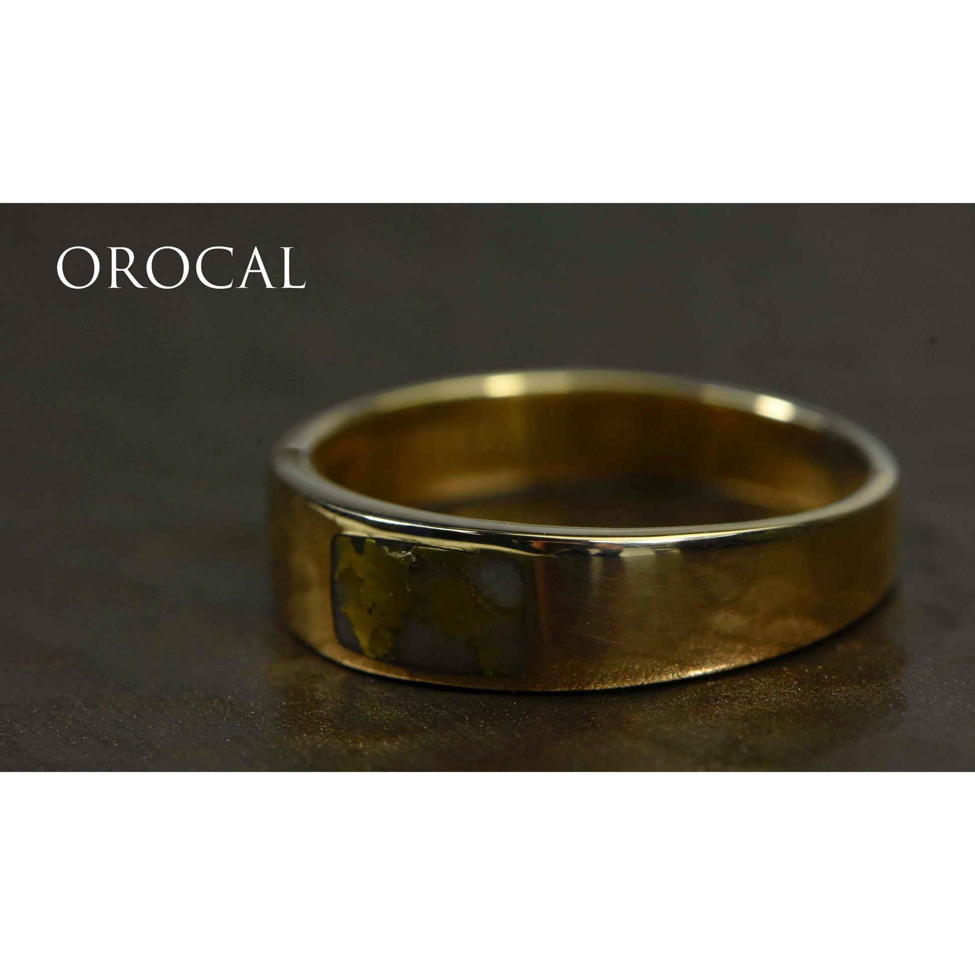 Gold Quartz Mens Ring - RM652Q1-Destination Gold Detectors