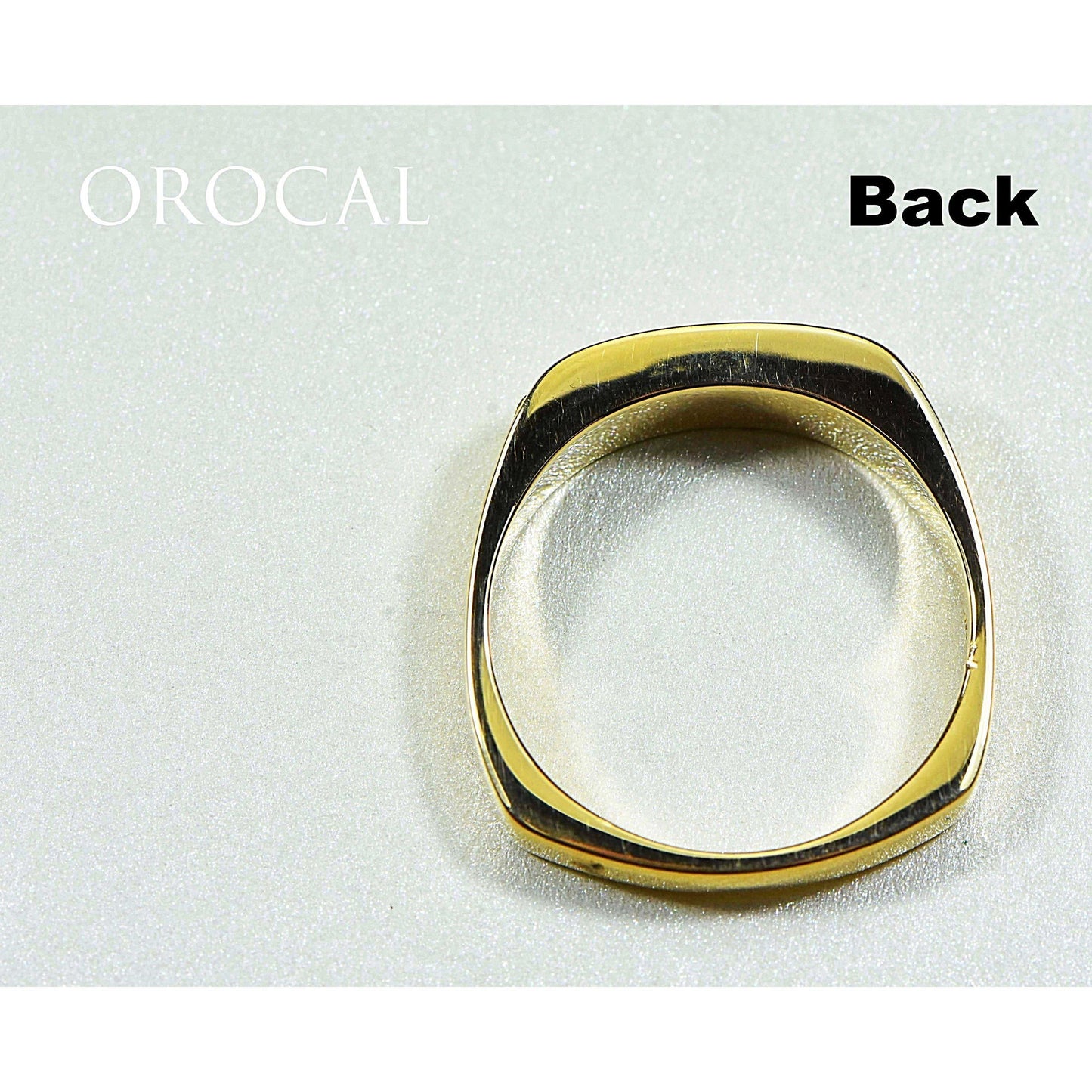 Gold Quartz Mens Ring - RM656NQ-Destination Gold Detectors