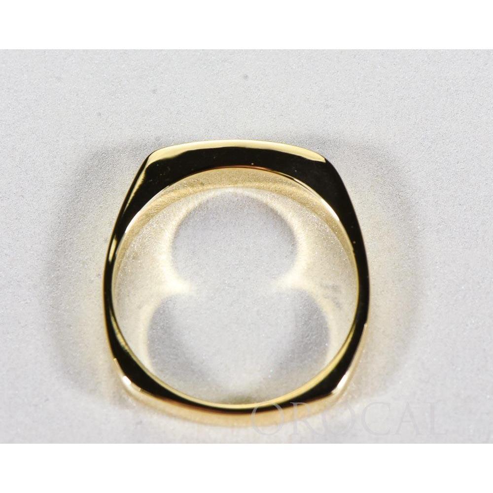 Gold Quartz Mens Ring - RM902Q-Destination Gold Detectors