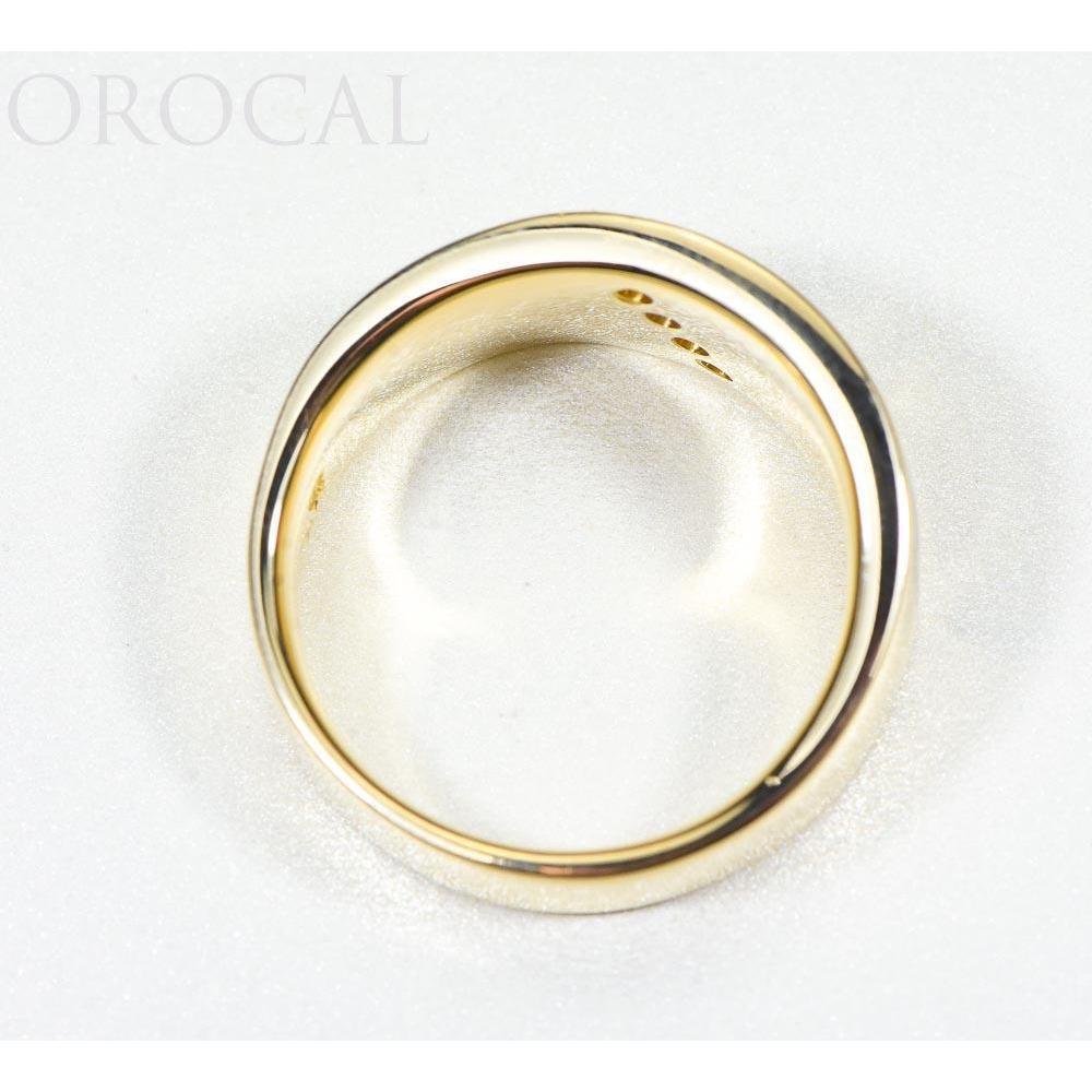 Gold Quartz Mens Ring with Diamonds - RM883D20NQ-Destination Gold Detectors
