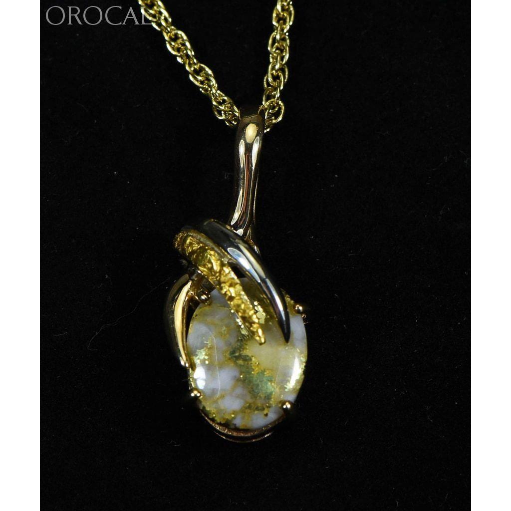 Gold Quartz Pendant & Nugget - PN819NQX-Destination Gold Detectors