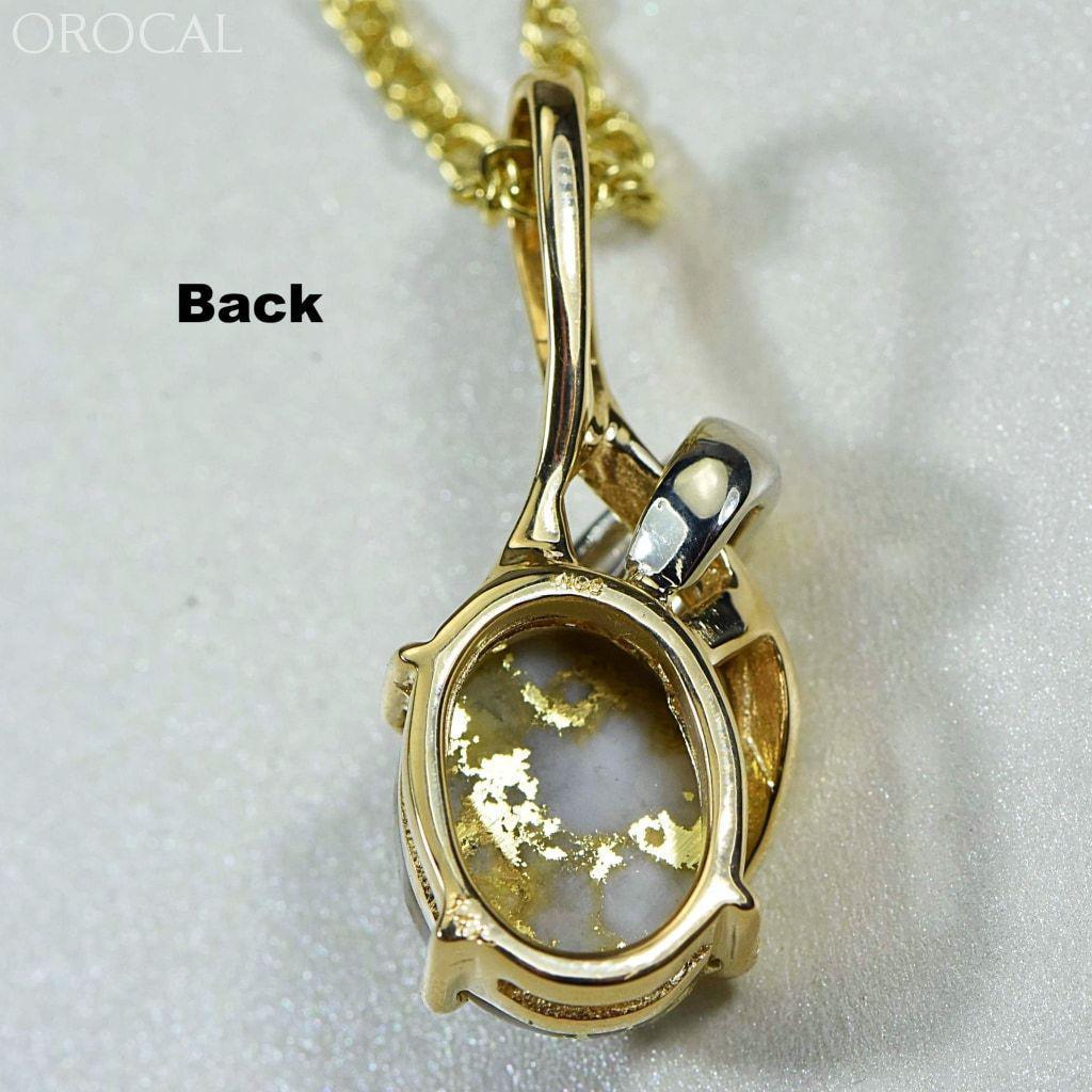 Gold Quartz Pendant & Nugget - PN819NQX-Destination Gold Detectors