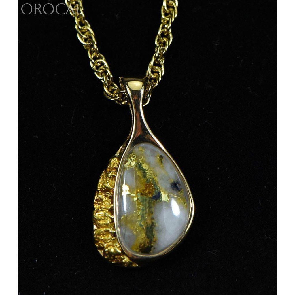 Gold Quartz Pendant & Nugget - PSC126QX-Destination Gold Detectors