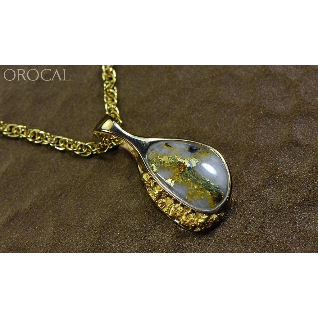 Gold Quartz Pendant & Nugget - PSC126QX-Destination Gold Detectors