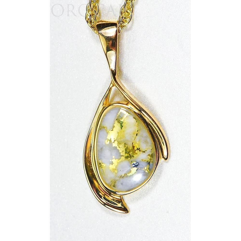 Gold Quartz Pendant - PN1117Q-Destination Gold Detectors