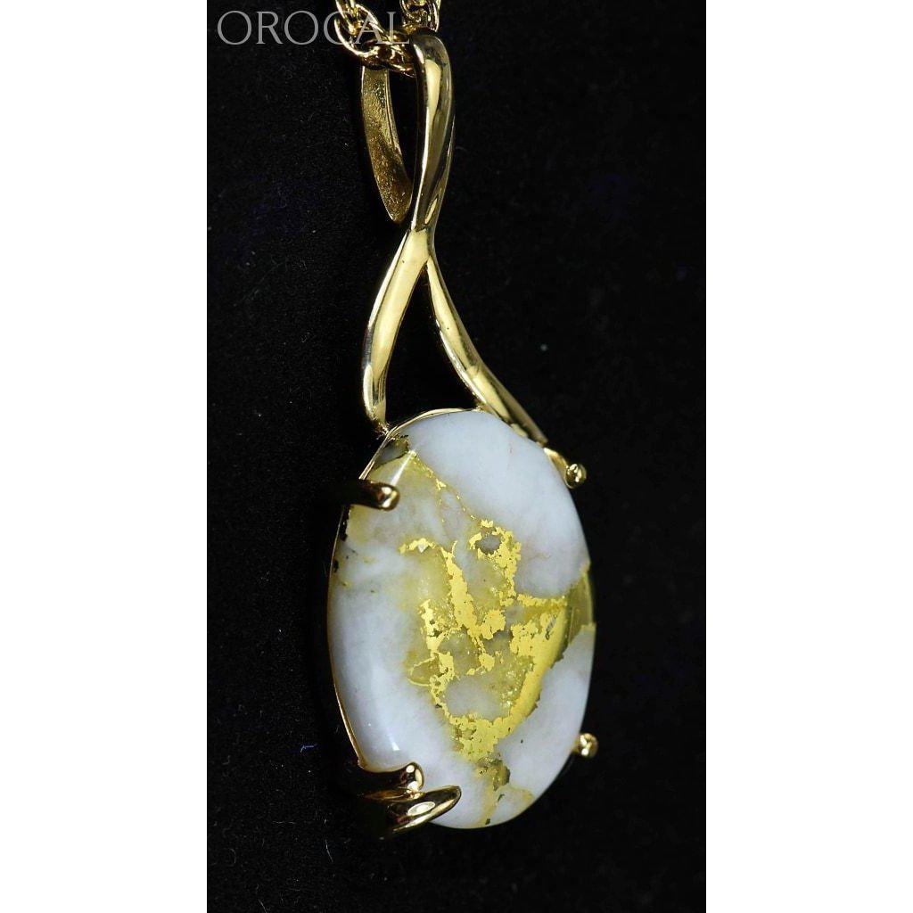 Gold Quartz Pendant - PN1122Q-Destination Gold Detectors