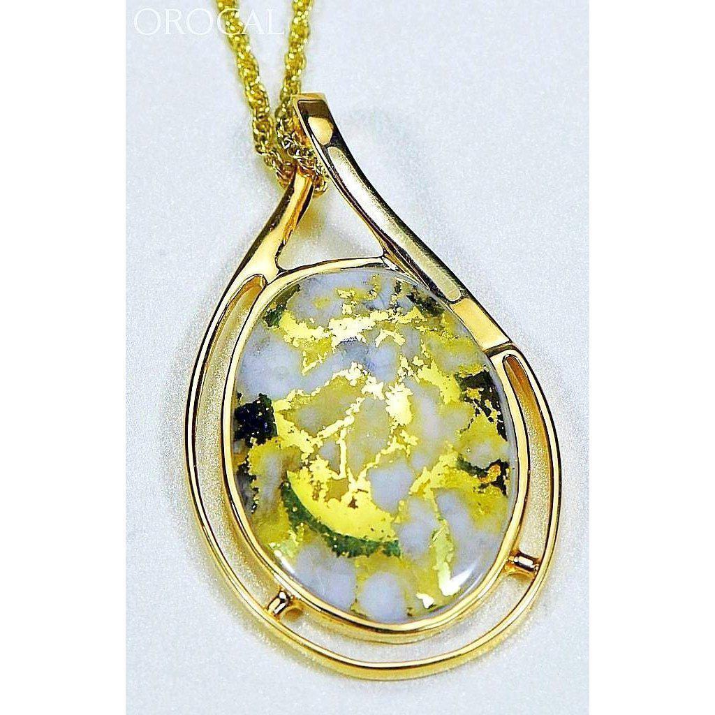 Gold Quartz Pendant - PN1771Q-Destination Gold Detectors