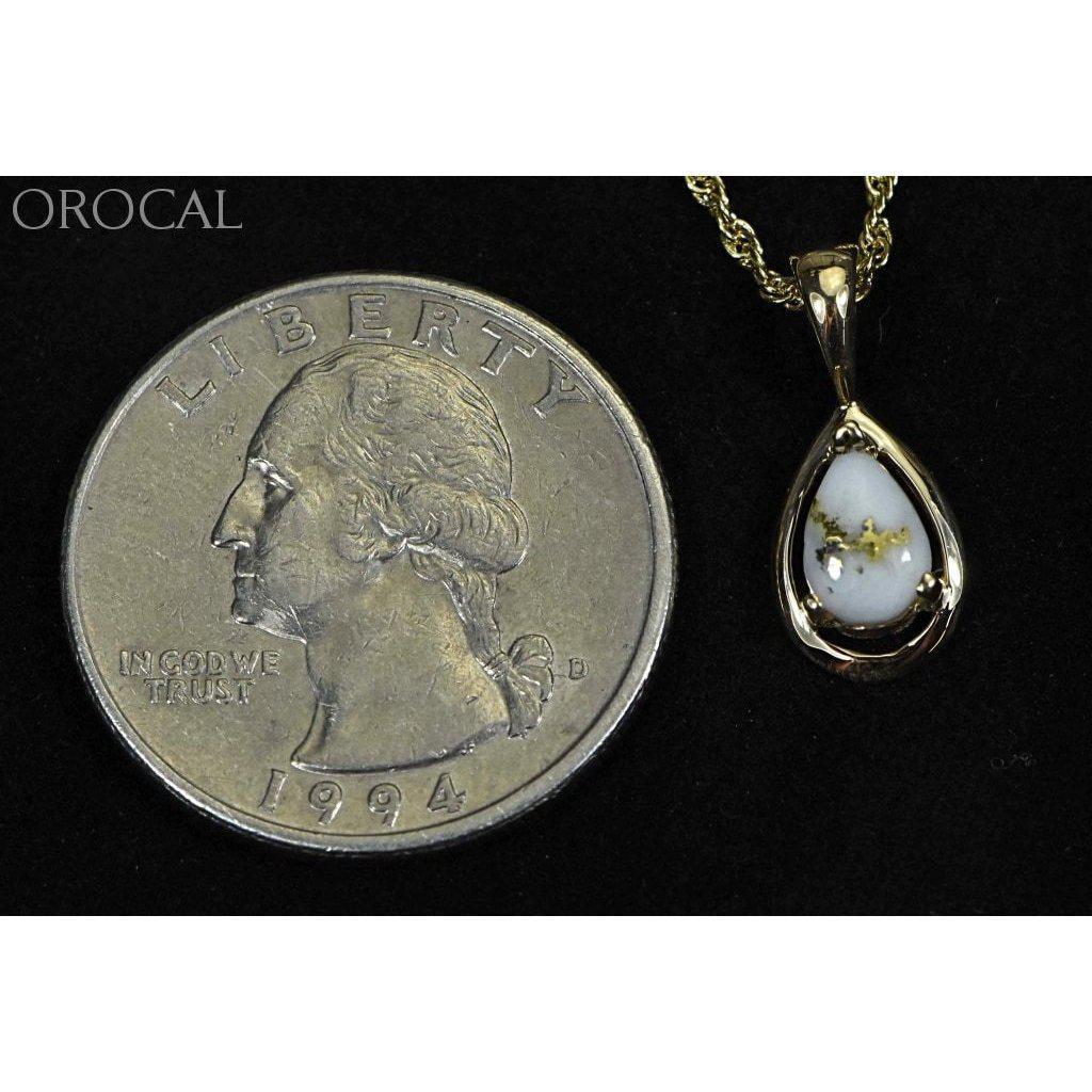 Gold Quartz Pendant - PN442QX-Destination Gold Detectors