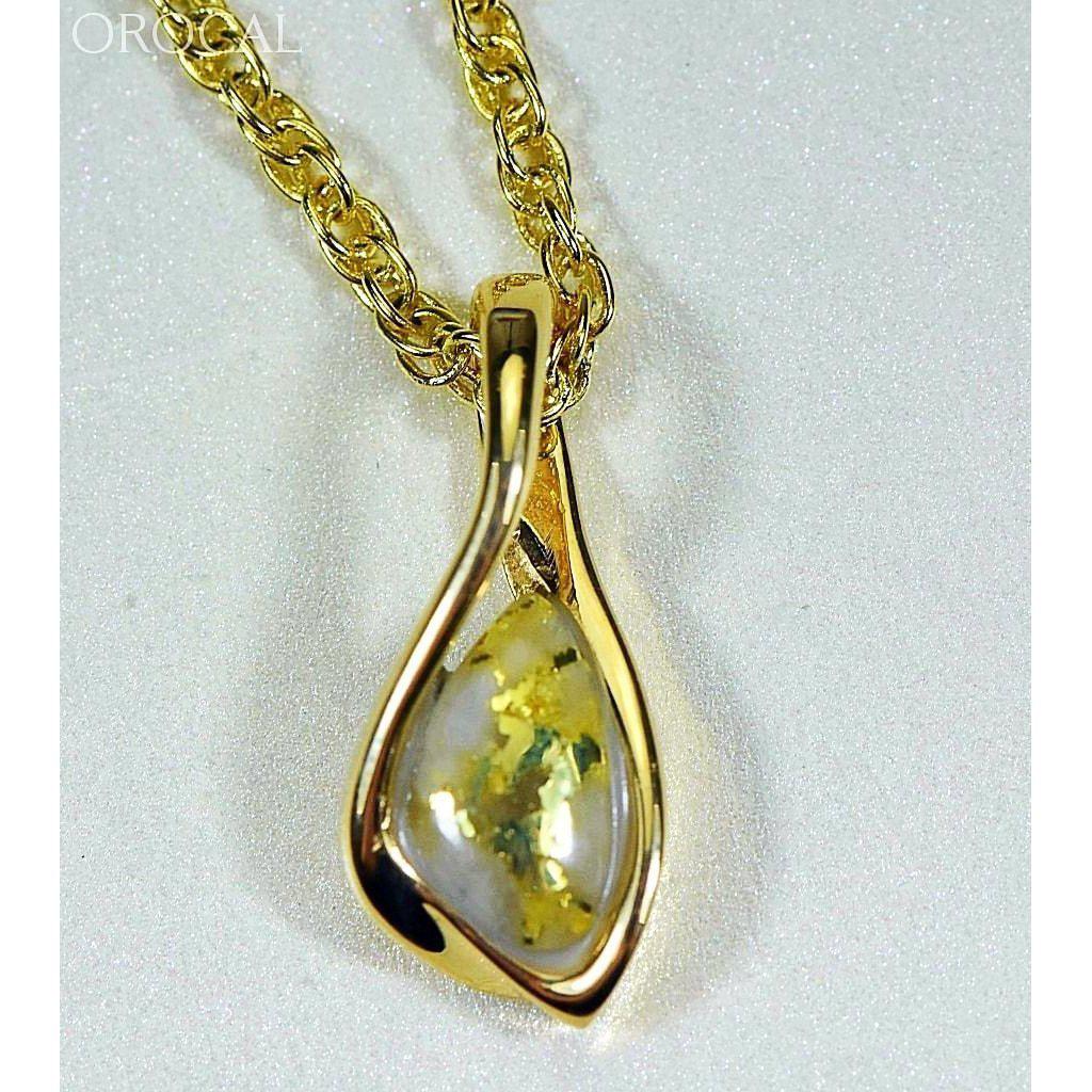 Gold Quartz Pendant - PN601QX-Destination Gold Detectors