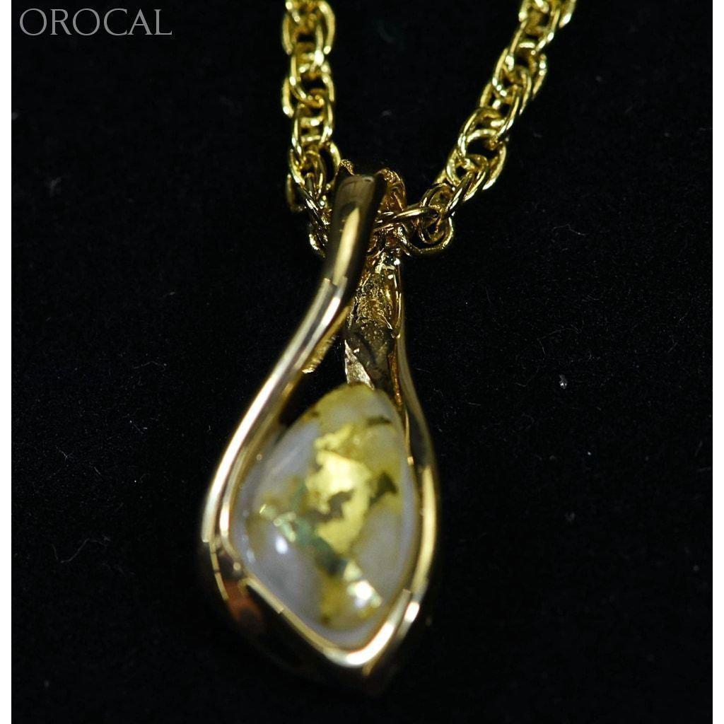 Gold Quartz Pendant - PN601QX-Destination Gold Detectors