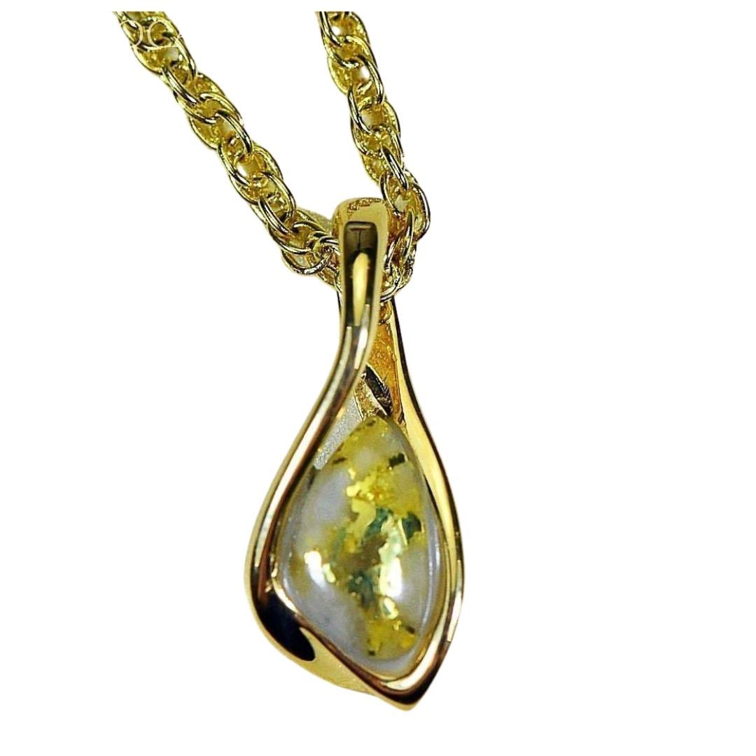 Gold Quartz Pendant - PN601QX-Destination Gold Detectors