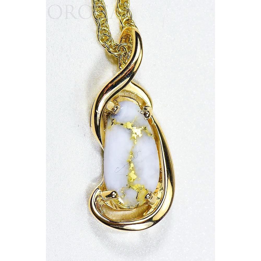 Gold Quartz Pendant - PN784LQX-Destination Gold Detectors