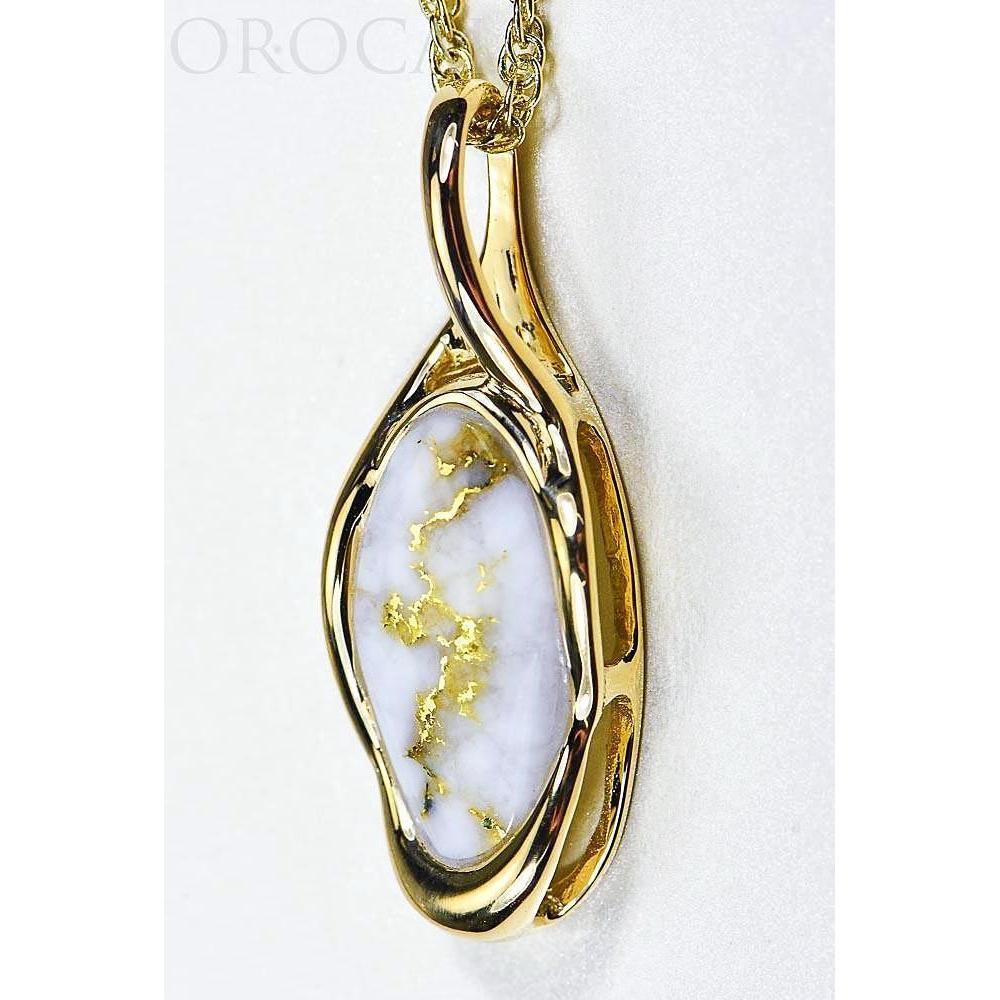 Gold Quartz Pendant - PN790QX-Destination Gold Detectors