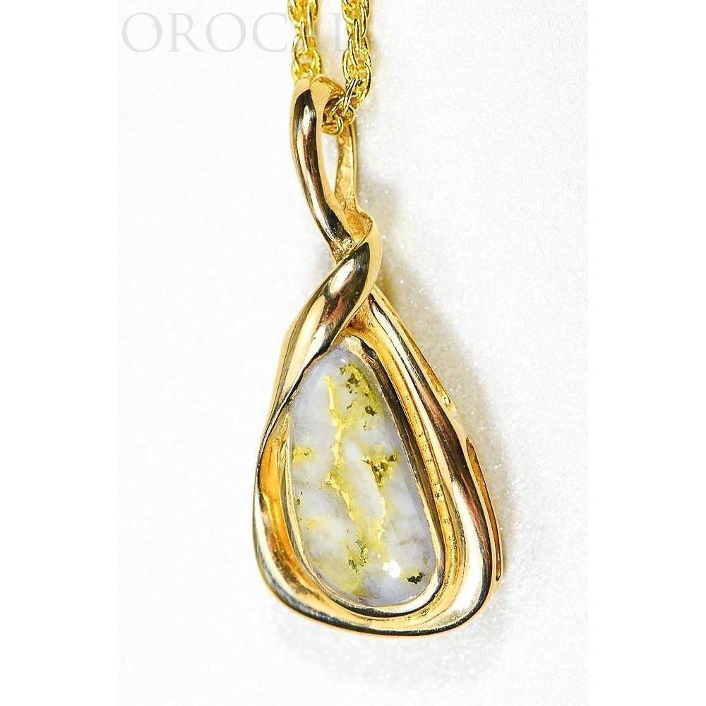 Gold Quartz Pendant - PN822QX-Destination Gold Detectors