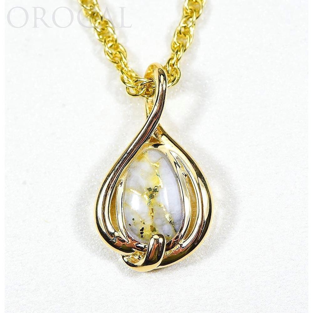 Gold Quartz Pendant - PN825QX-Destination Gold Detectors