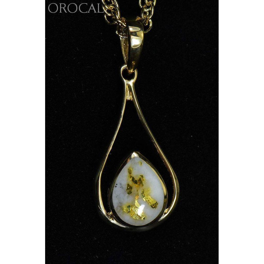 Gold Quartz Pendant - PN869QX-Destination Gold Detectors