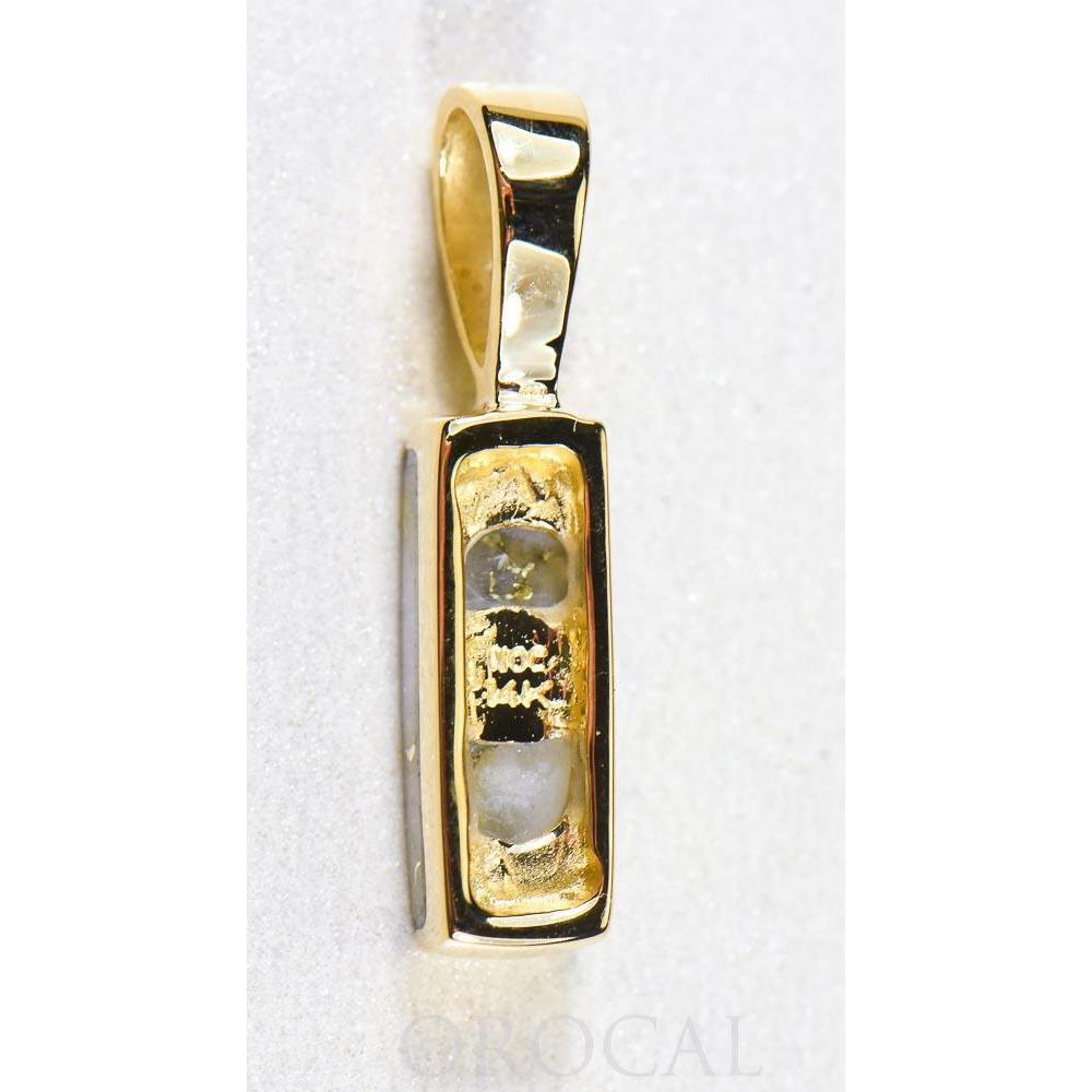 Gold Quartz Pendant - PN894SQ-Destination Gold Detectors